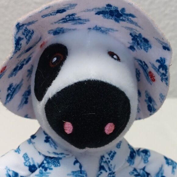 Chick-fil-A Summer 2025 Plush Cow Doll Toy Blue Tropical Island Shirt Cabana 7" - Picture 9 of 10